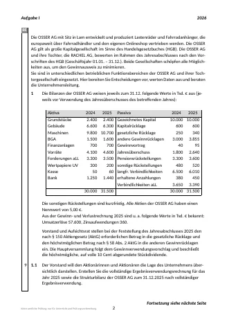 Vorschau: Musterprüfung Nr. 002 zum Abitur