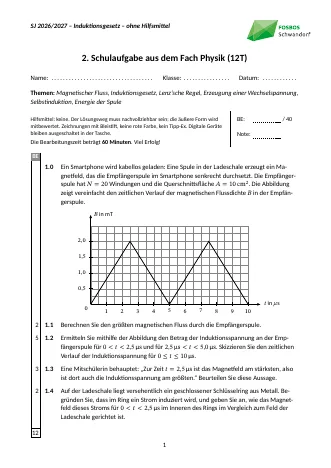 Vorschau: 2. Schulaufgabe Nr. 77